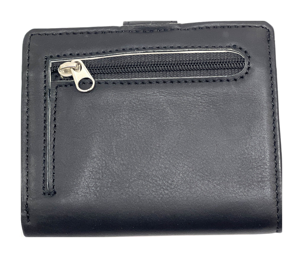 HE444 Black Snap Card Holder
