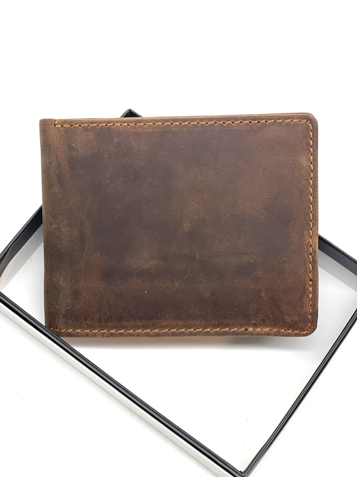 HE445 Brown Vintage Bifold Wallet