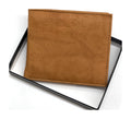 HE458 Tan Coin Flap Bifold Wallet
