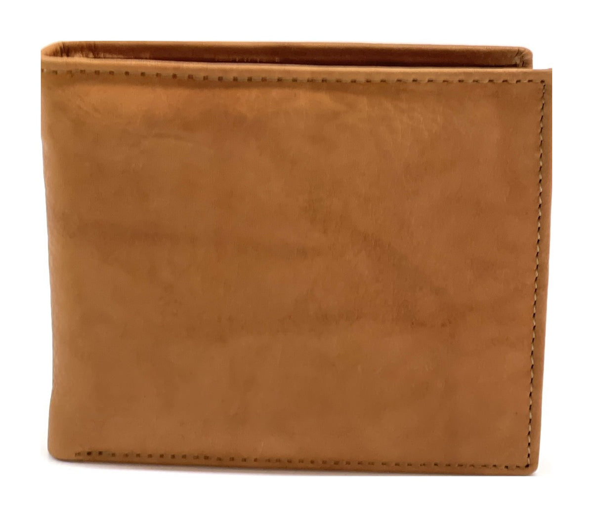 HE458 Tan Coin Flap Bifold Wallet