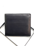 HE460 Black Coin Flap Bifold Wallet