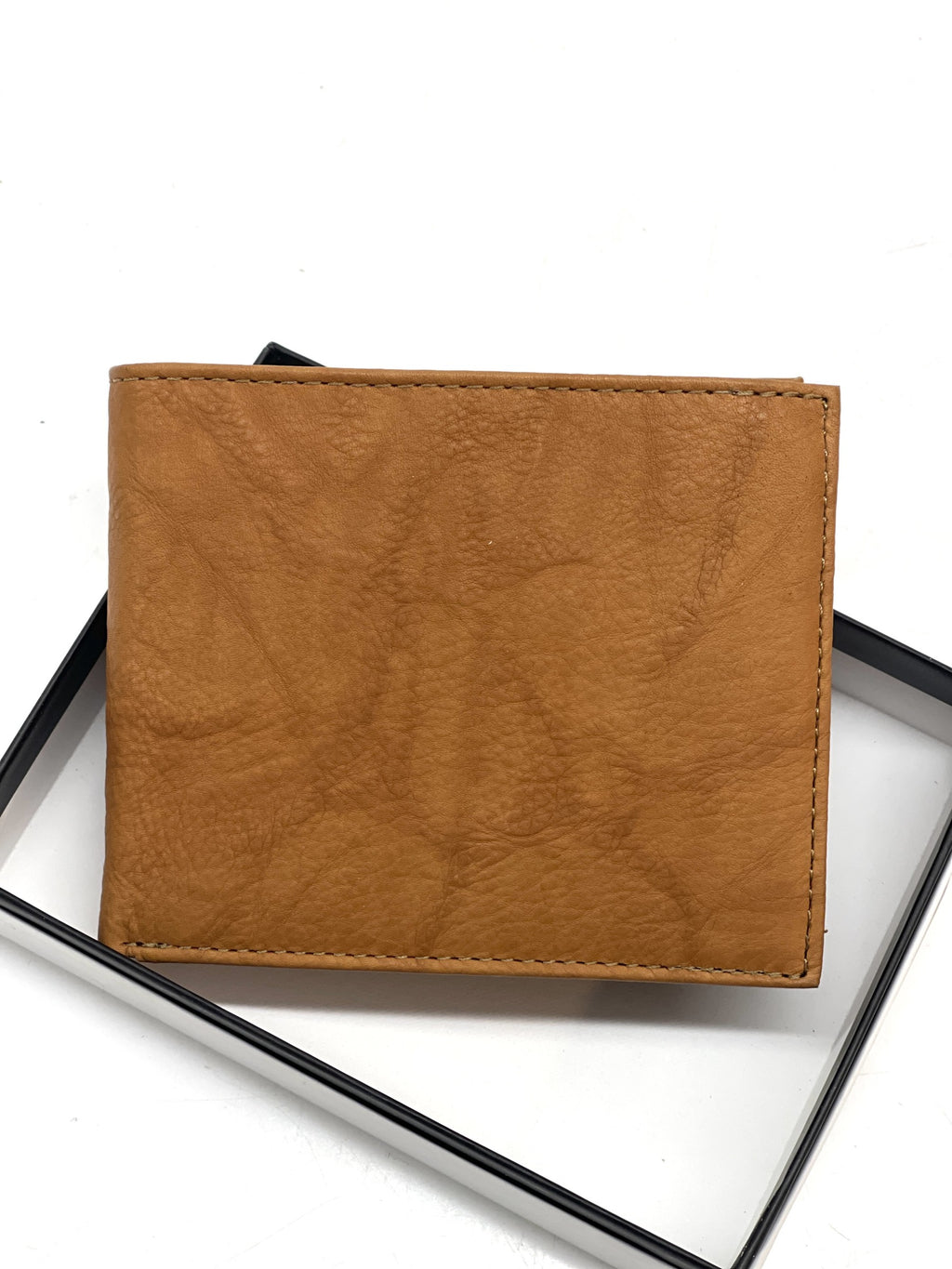 HE461 Tan Washed Bifold Wallet