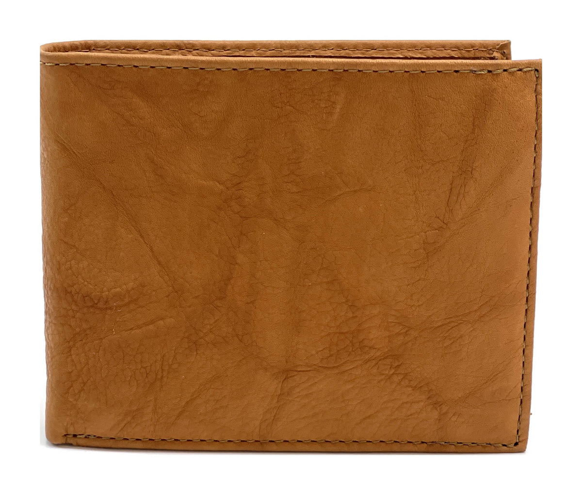 HE461 Tan Washed Bifold Wallet