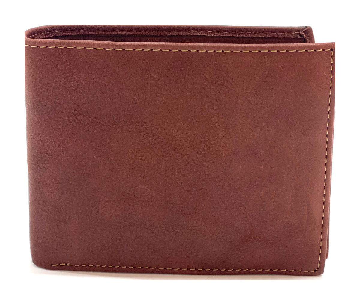 HE462 Chestnut Brown Washed Bifold Wallet