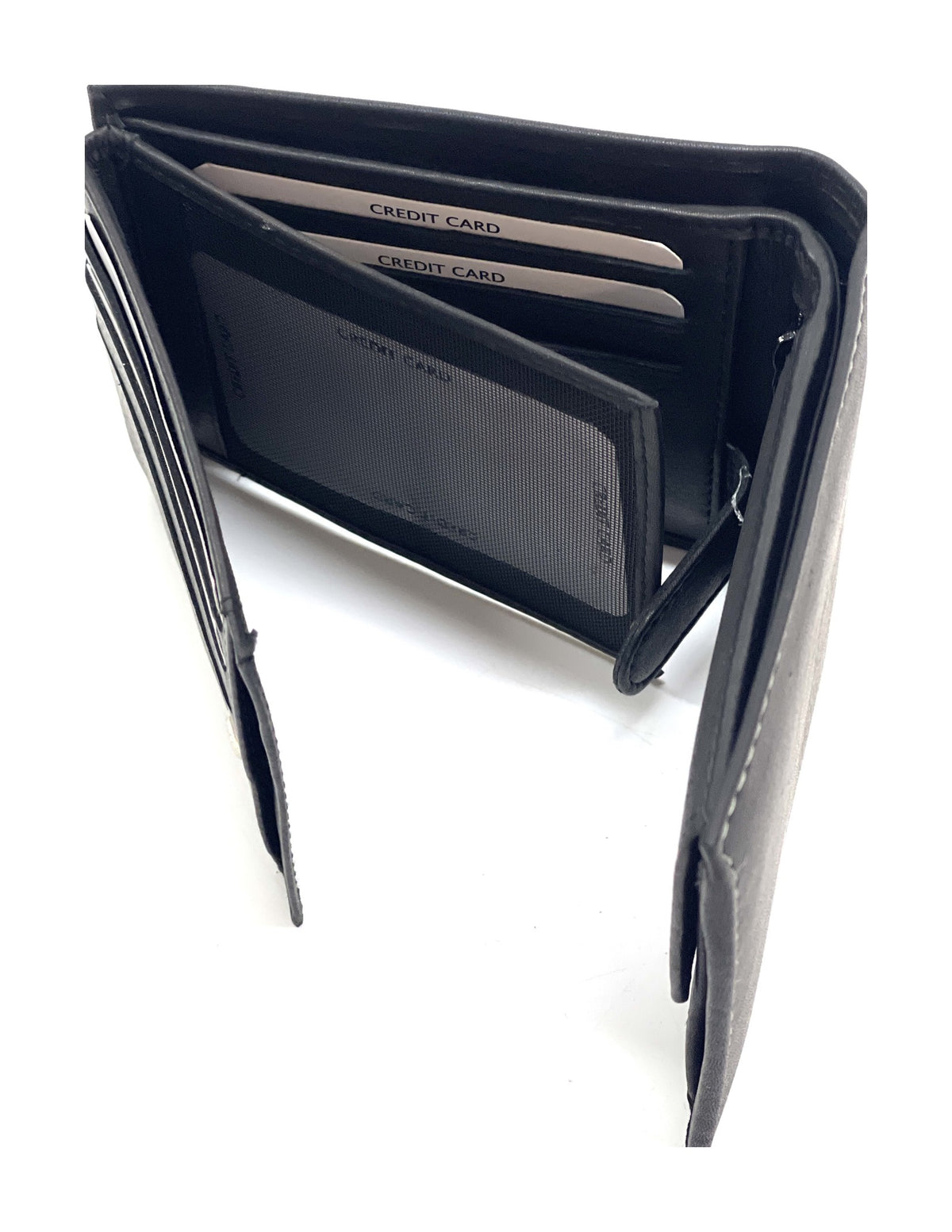 HE463 Black Washed Bifold Wallet