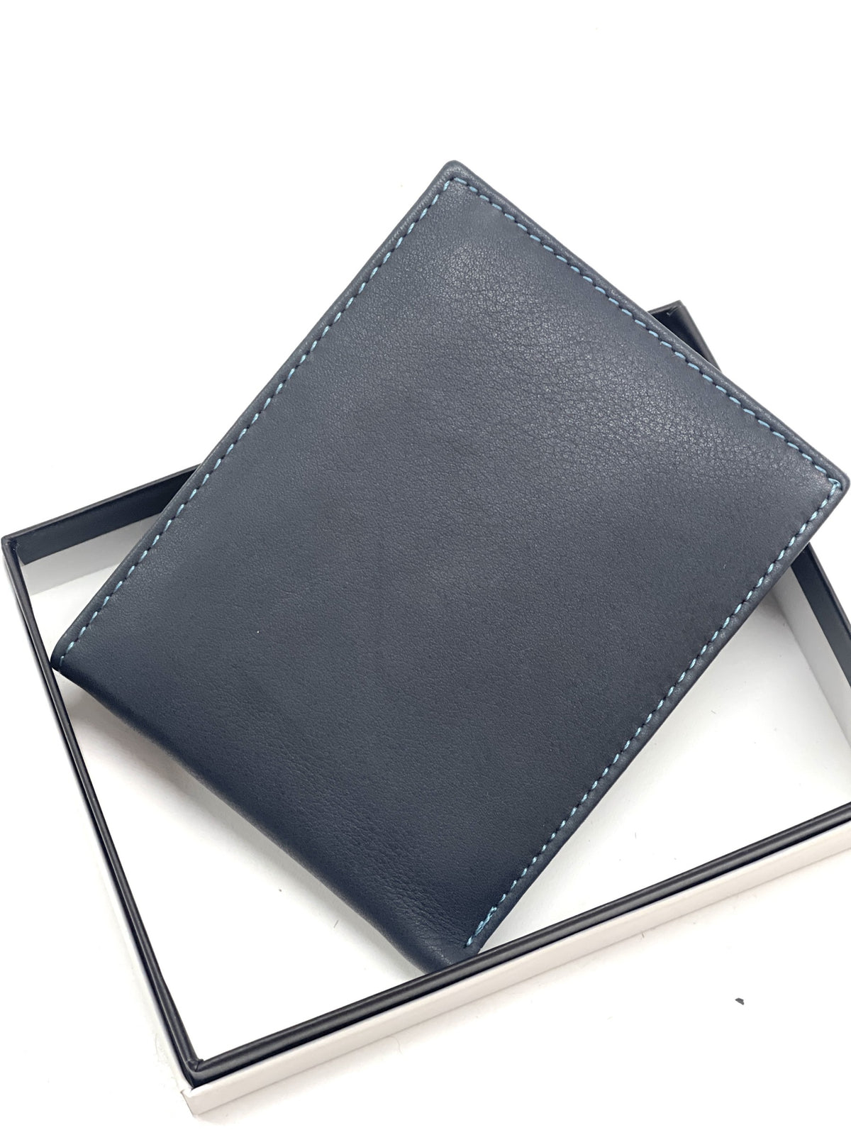 HE470 Navy Flip ID Bifold Wallet