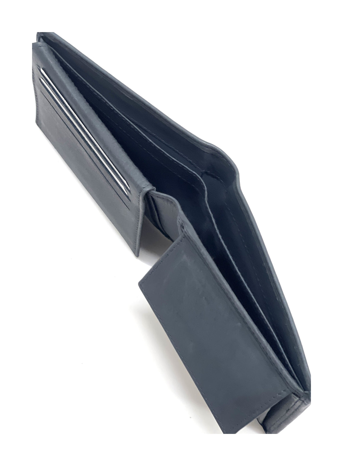 HE470 Navy Flip ID Bifold Wallet
