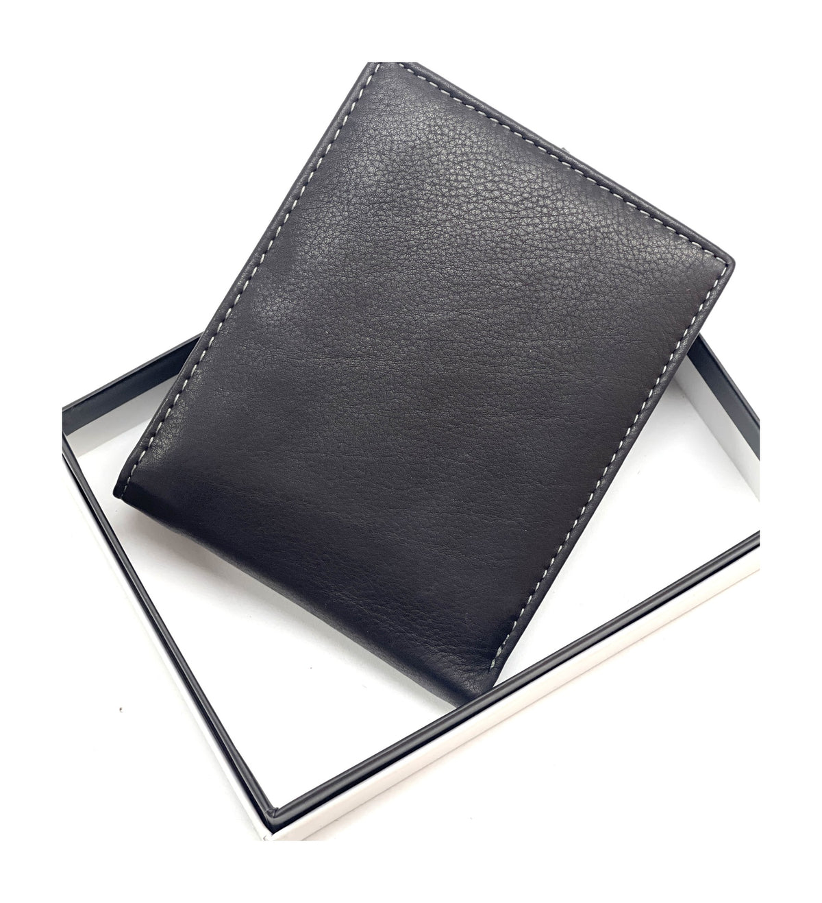 HE473 Black Flip ID Bifold Wallet