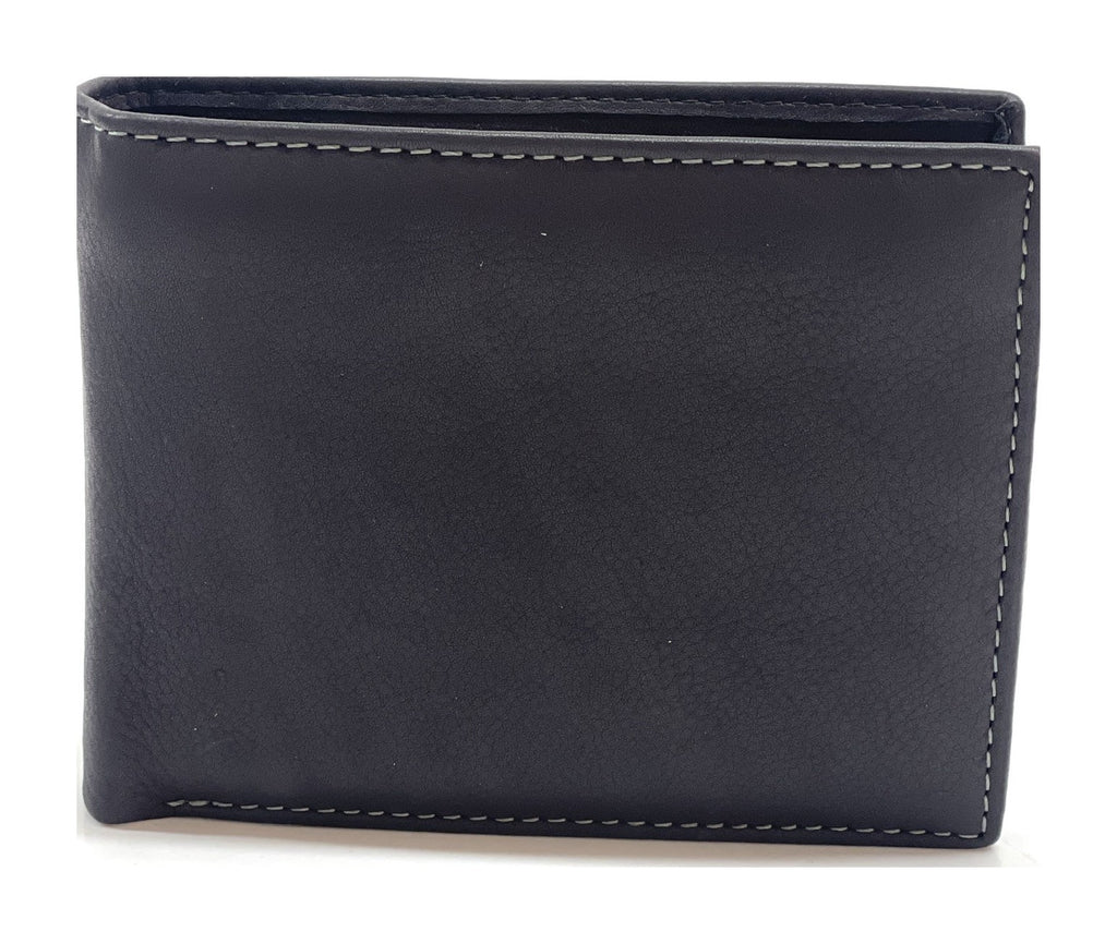 HE473 Black Flip ID Bifold Wallet