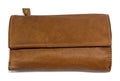 HE476 Cognac Washed Continental Wallet