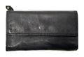 HE478 Black Washed Continental Wallet