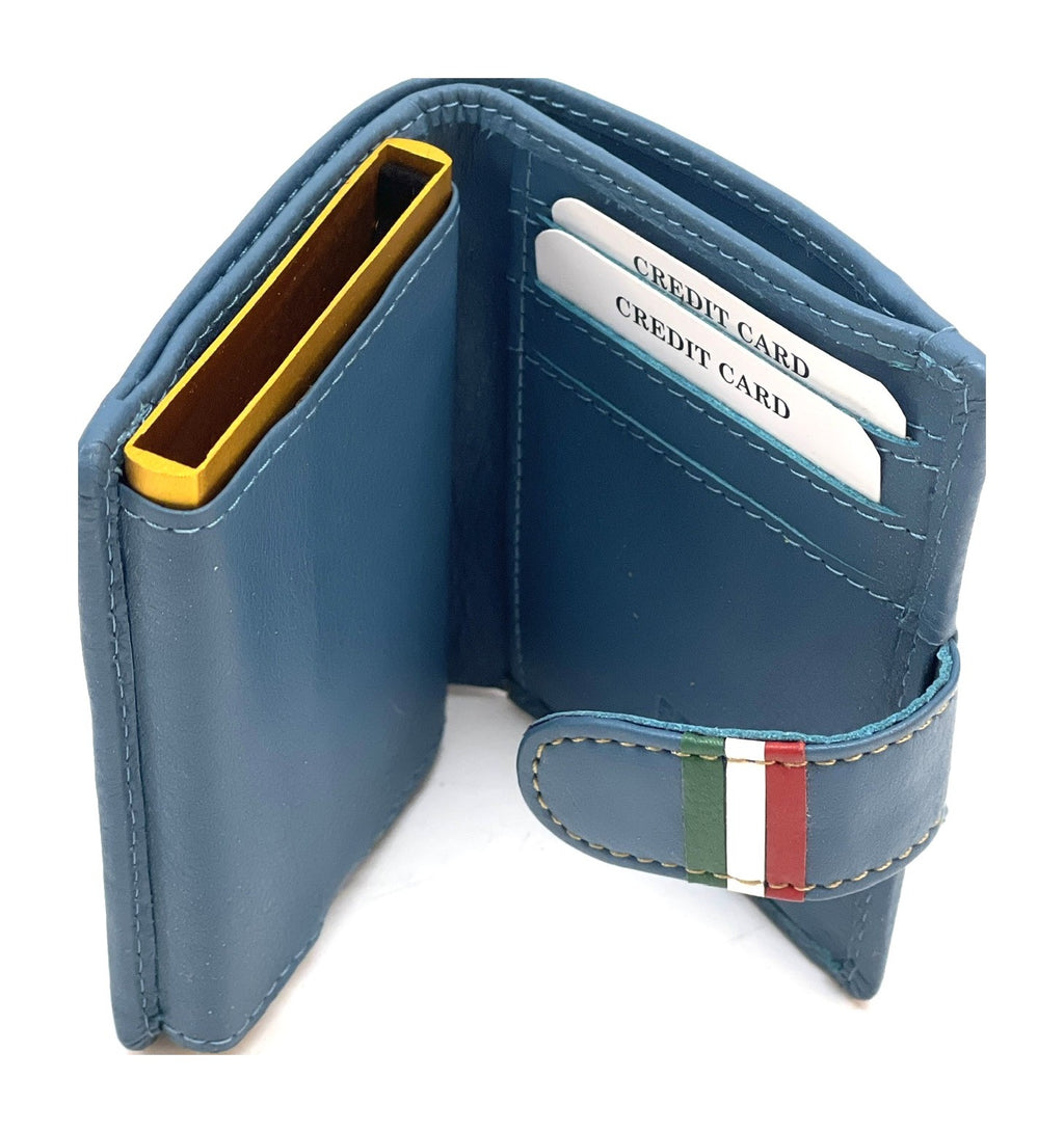 HE480 Steel Blue Flag Tab Card Holder