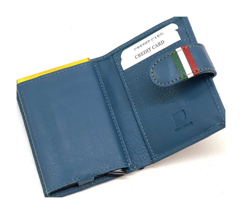 HE480 Steel Blue Flag Tab Card Holder