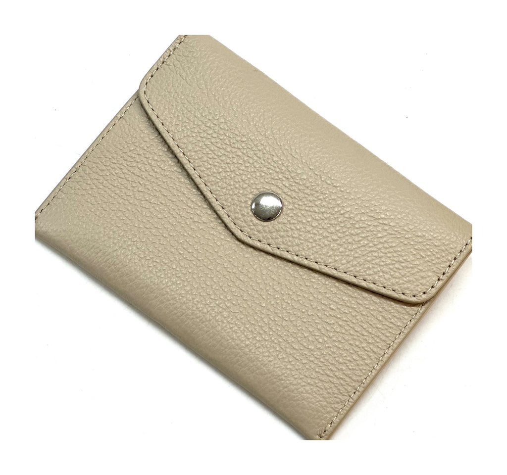 HE482 Stone Beige Small Envelope Wallet