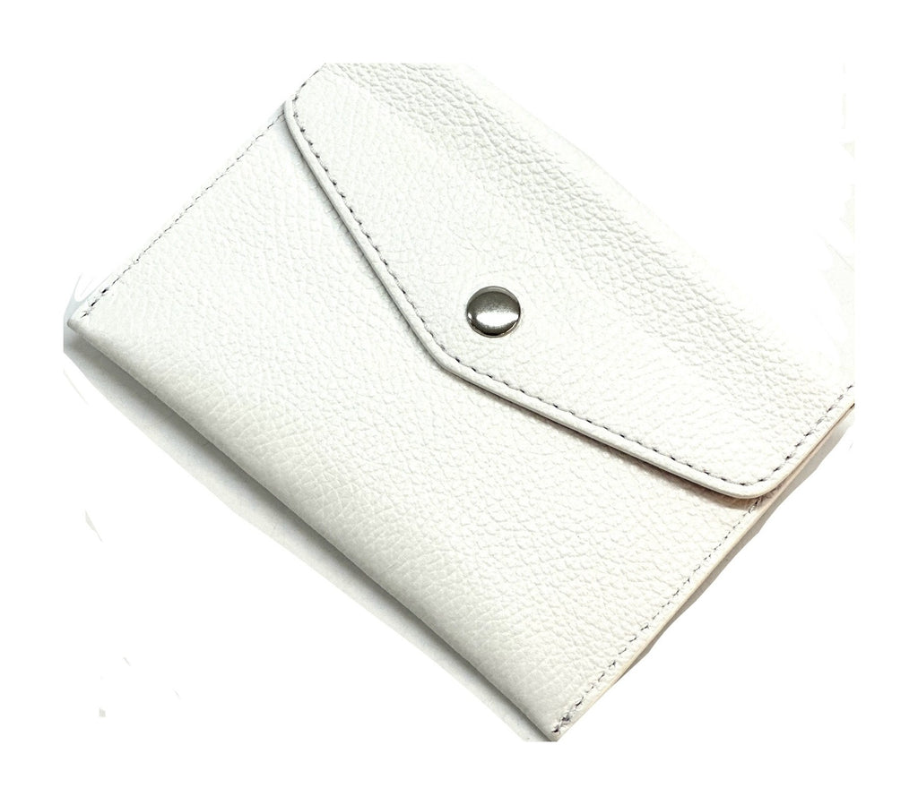 HE483 White Small Envelope Wallet