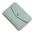 HE488 Pale Aqua Grey Small Envelope Wallet