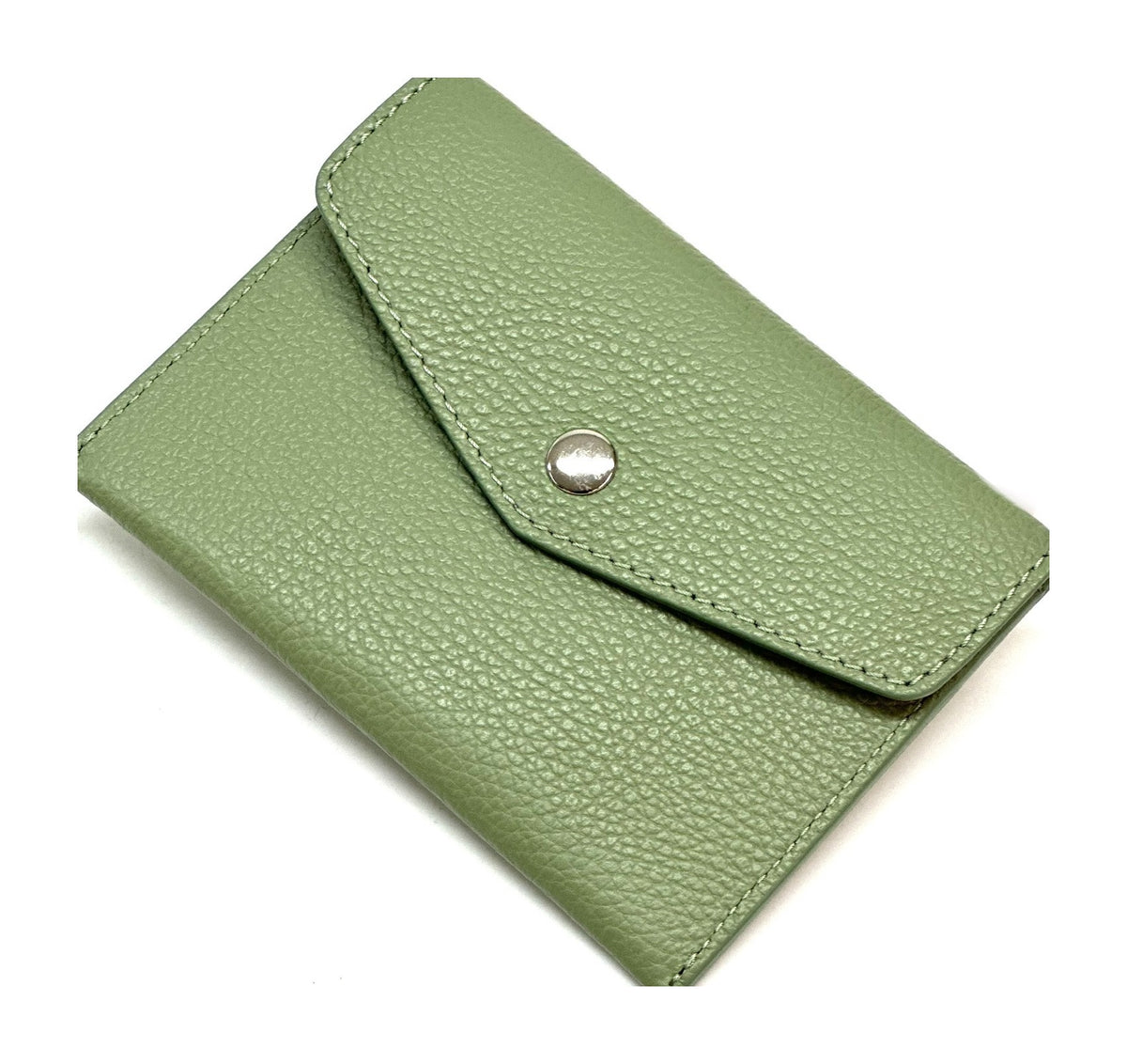 HE490 Sage Green Small Envelope Wallet