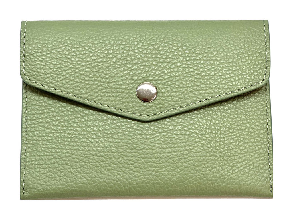 HE490 Sage Green Small Envelope Wallet