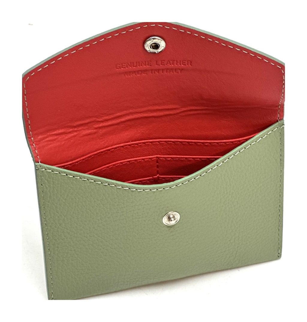 HE490 Sage Green Small Envelope Wallet