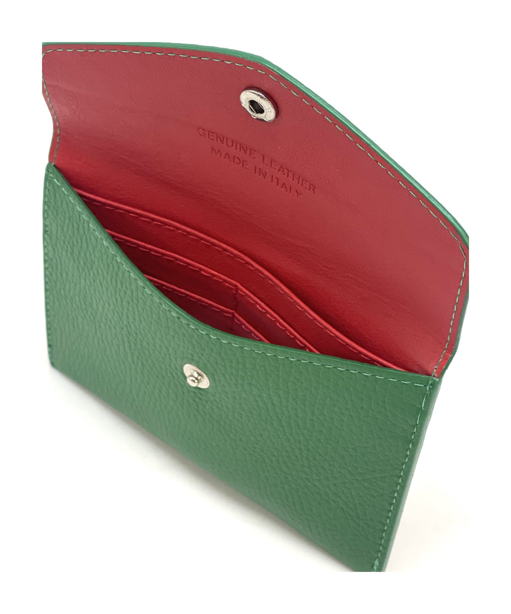 HE492 Green Small Envelope Wallet