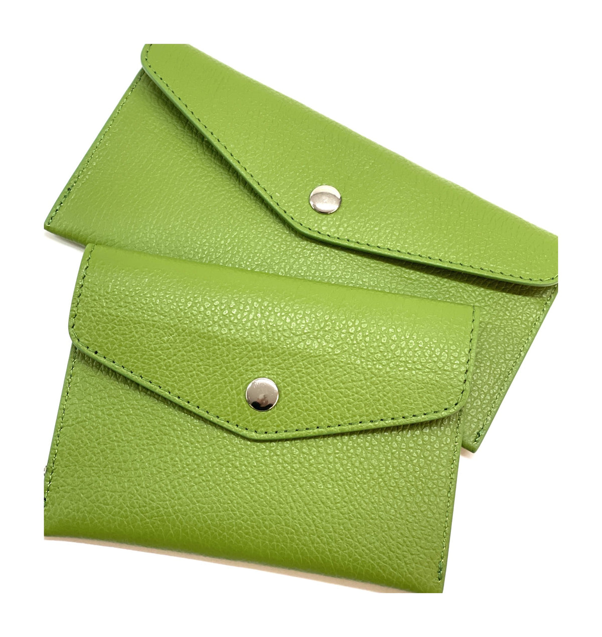 HE493 Grass Green Small Envelope Wallet