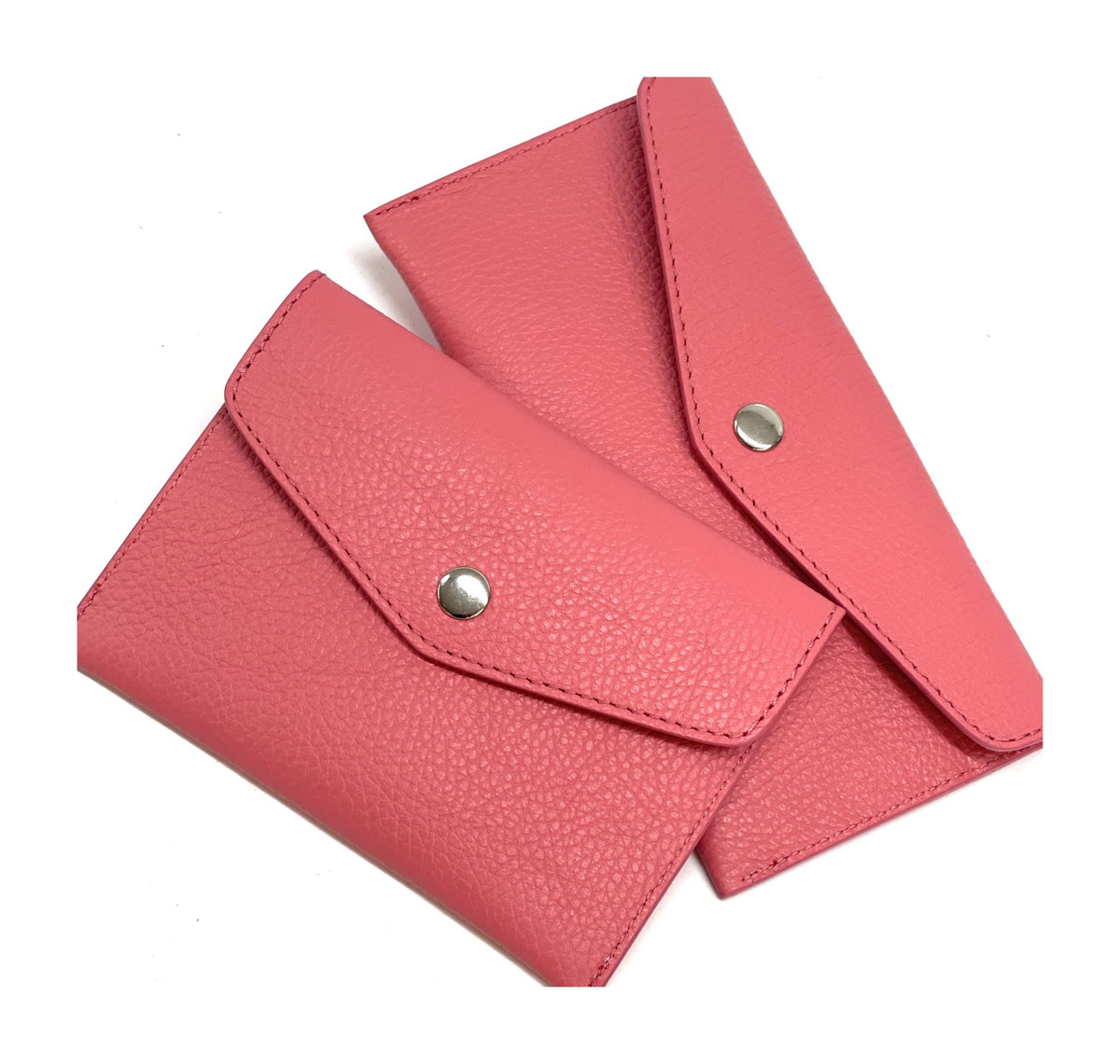 HE496 Coral Small Envelope Wallet