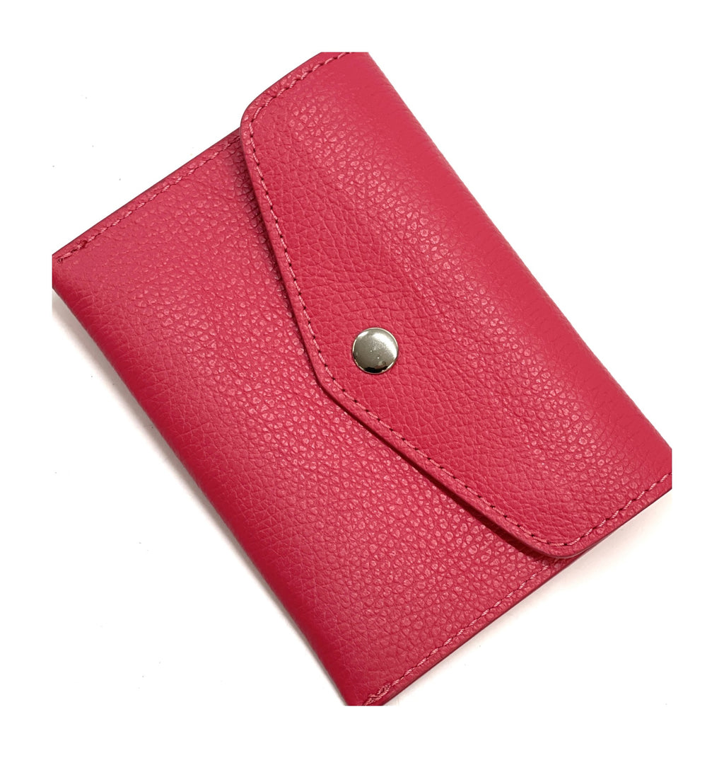 HE498 Raspberry Small Envelope Wallet