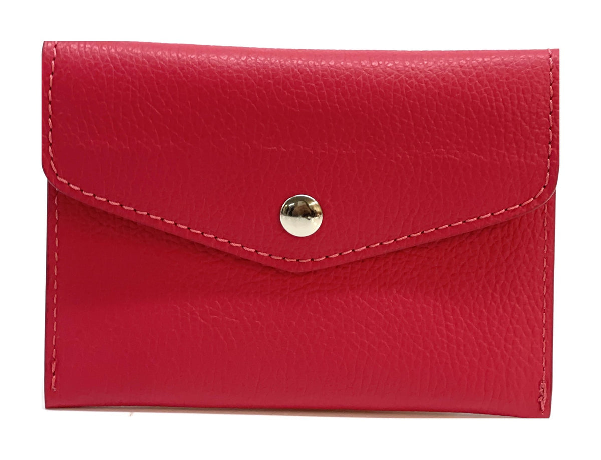 HE498 Raspberry Small Envelope Wallet