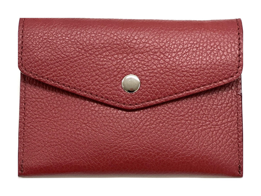 HE501 Dark Red Small Envelope Wallet