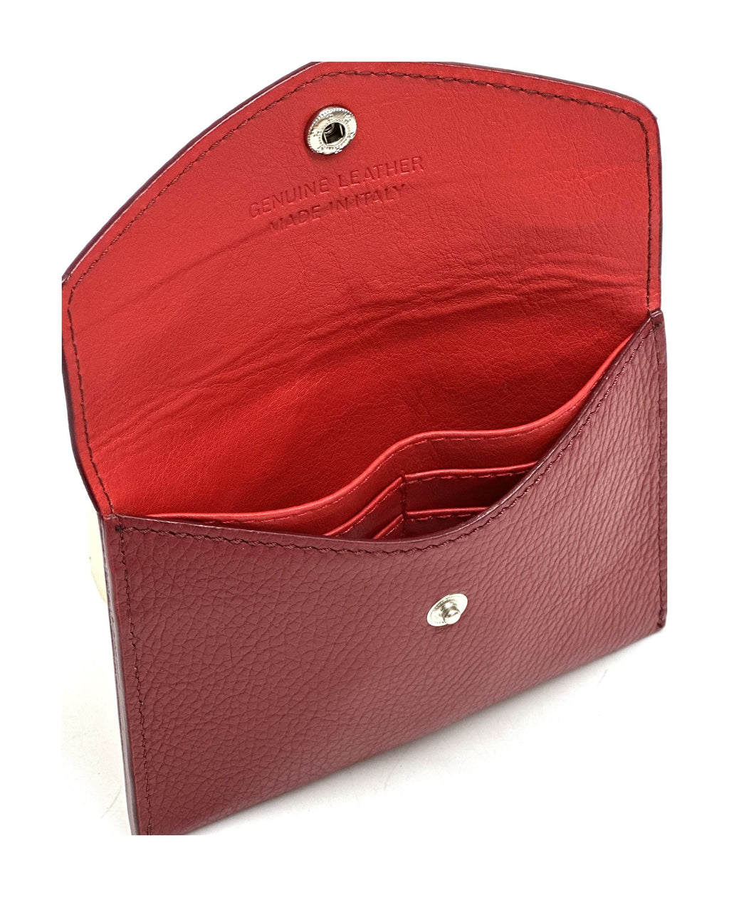 HE501 Dark Red Small Envelope Wallet