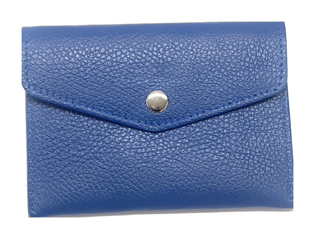 HE509 Royal Blue Small Leather Envelope Wallet