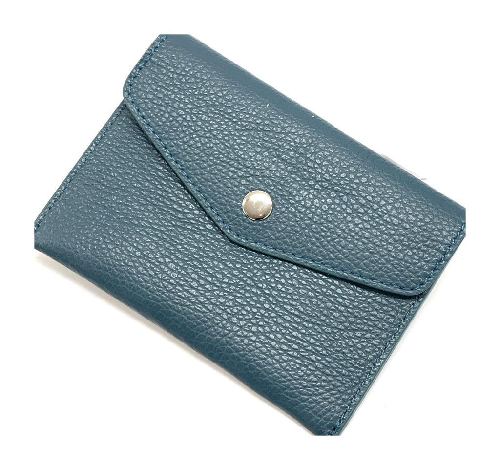 HE512 Petrol Blue Small Envelope Wallet