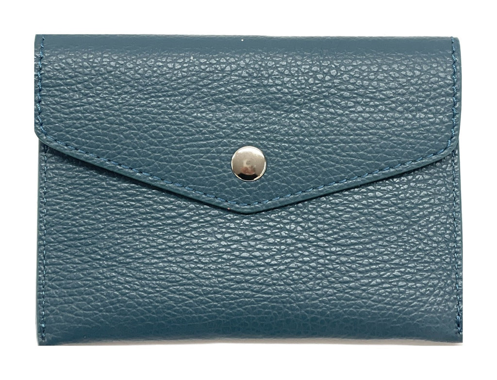 HE512 Petrol Blue Small Envelope Wallet