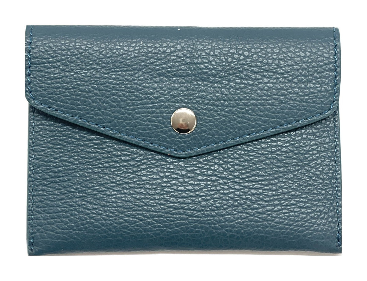HE512 Petrol Blue Small Envelope Wallet