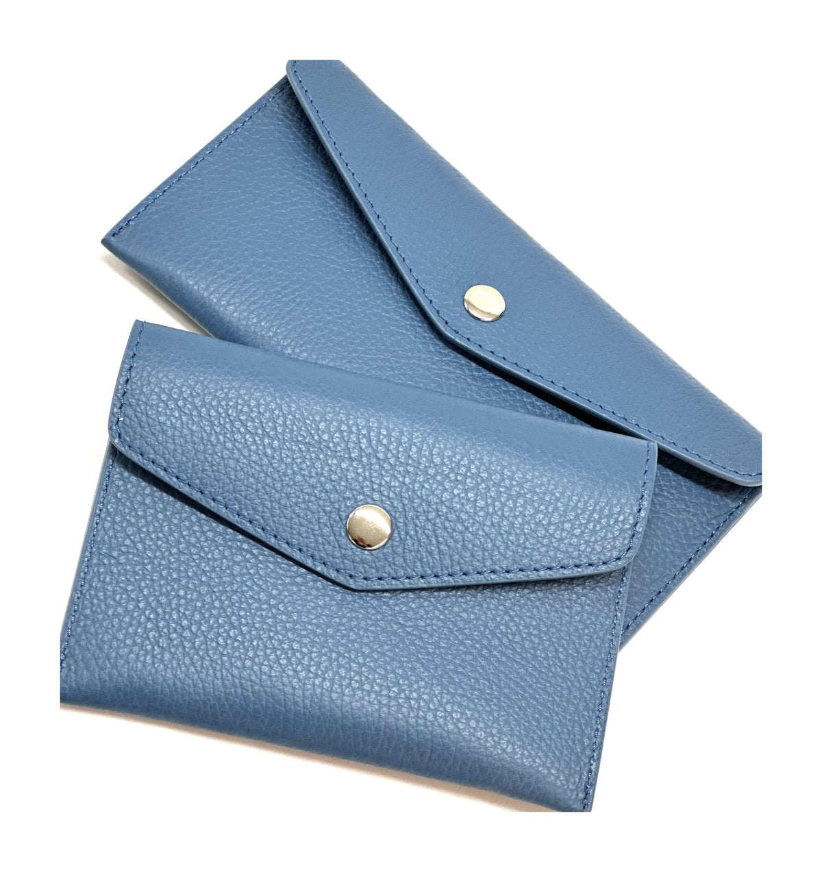 HE515 Denim Blue Small Envelope Wallet