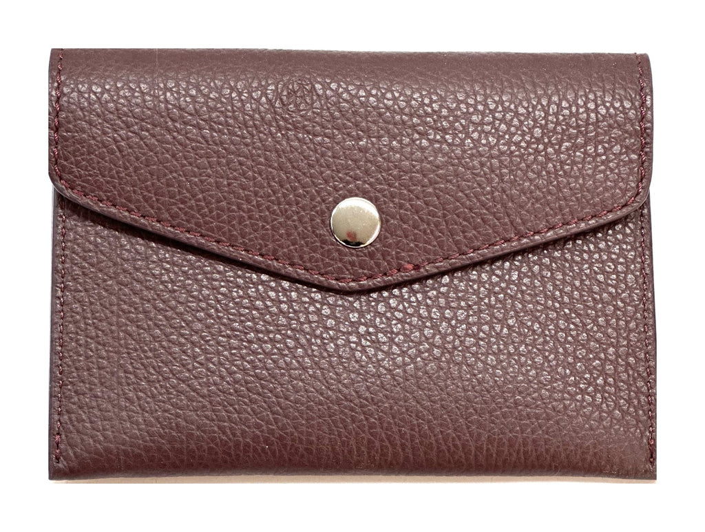 HE517 Plum Small Envelope Wallet