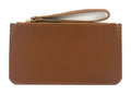 HE521 Cognac Brown Zip Pouch Wallet