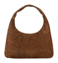 HE870 Brown Suede Hobo Bag