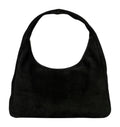 HE872 Black Suede Hobo Bag
