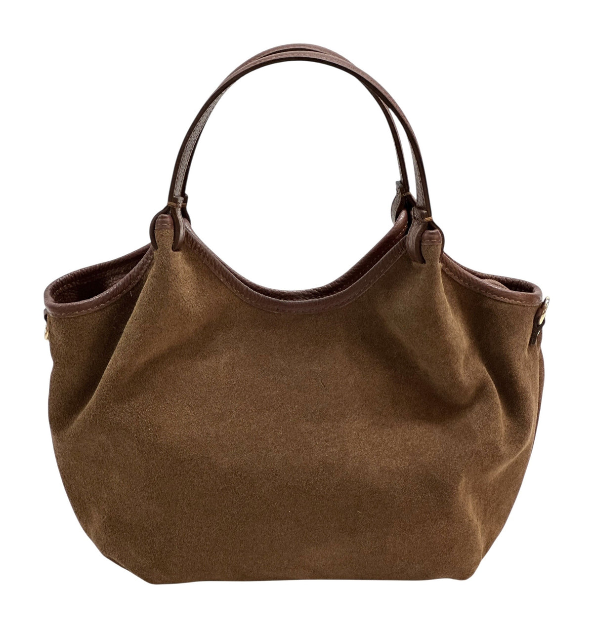 HE920 Brown Slouchy Suede Tote Bag