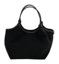 HE924 Black Slouchy Suede Tote Bag