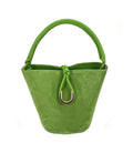 HE944 Avocado Green Suede Bucket Bag