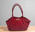 BMN056 Burgundy Suede Bag