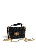 BMN021 Black Suede Bag