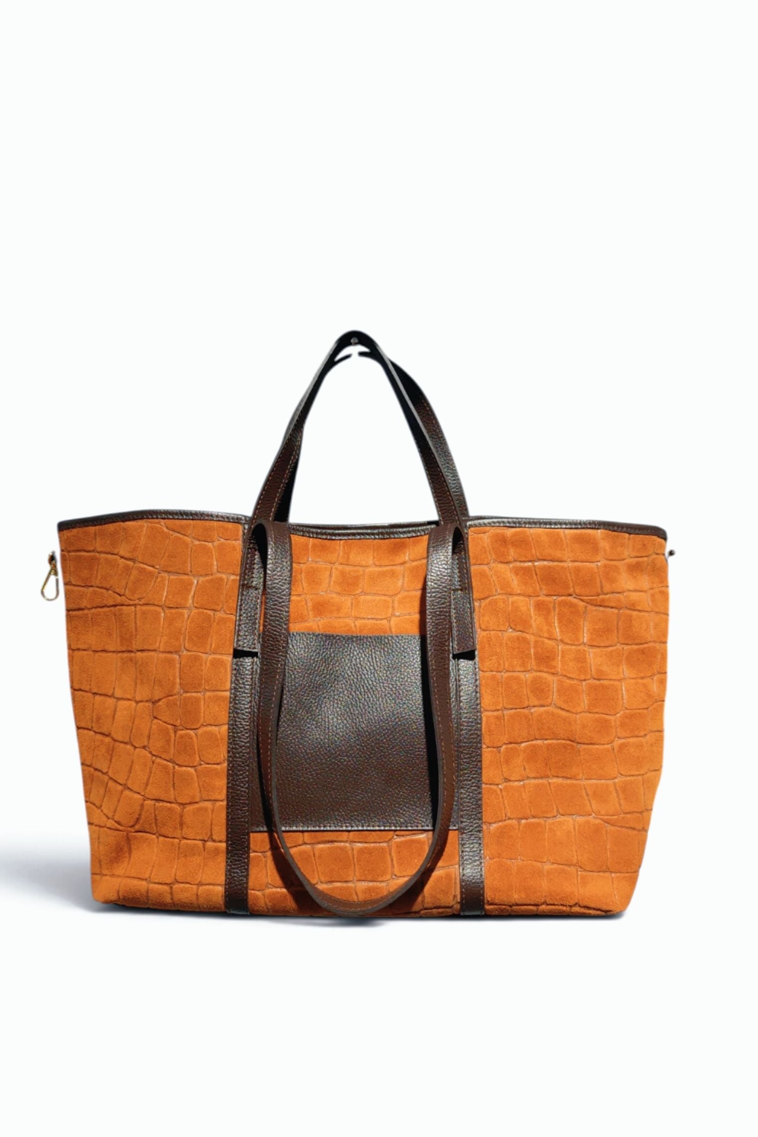 BMN193 Camel Leather Bag
