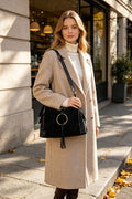 BMN172 Black Leather Bag