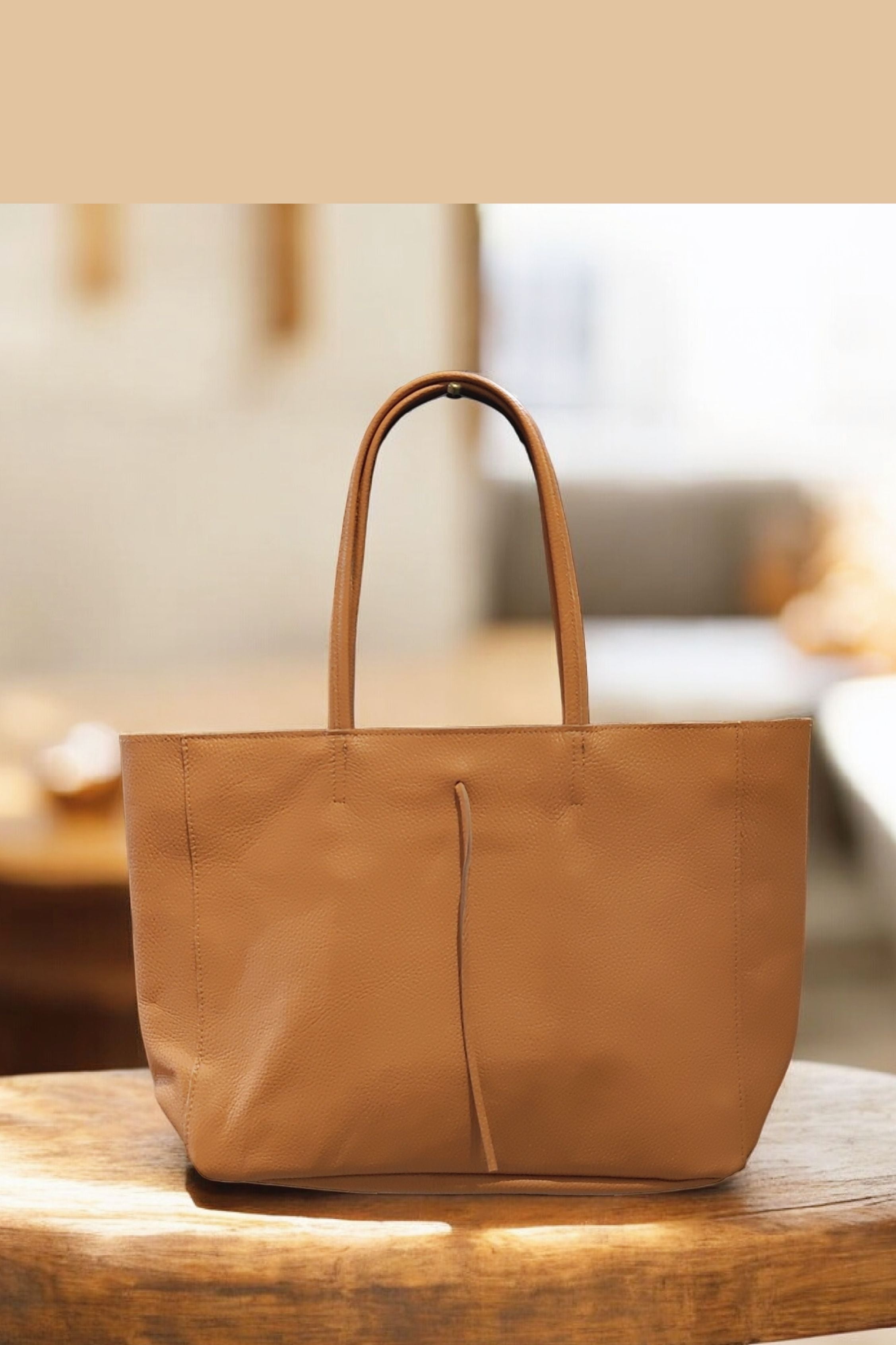BMN003 Chocolate Leather Bag