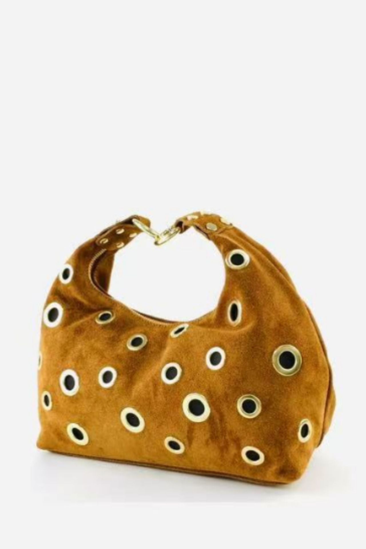 BMN063 Camel Suede Bag