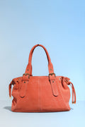 BMN059 Pink Suede Bag
