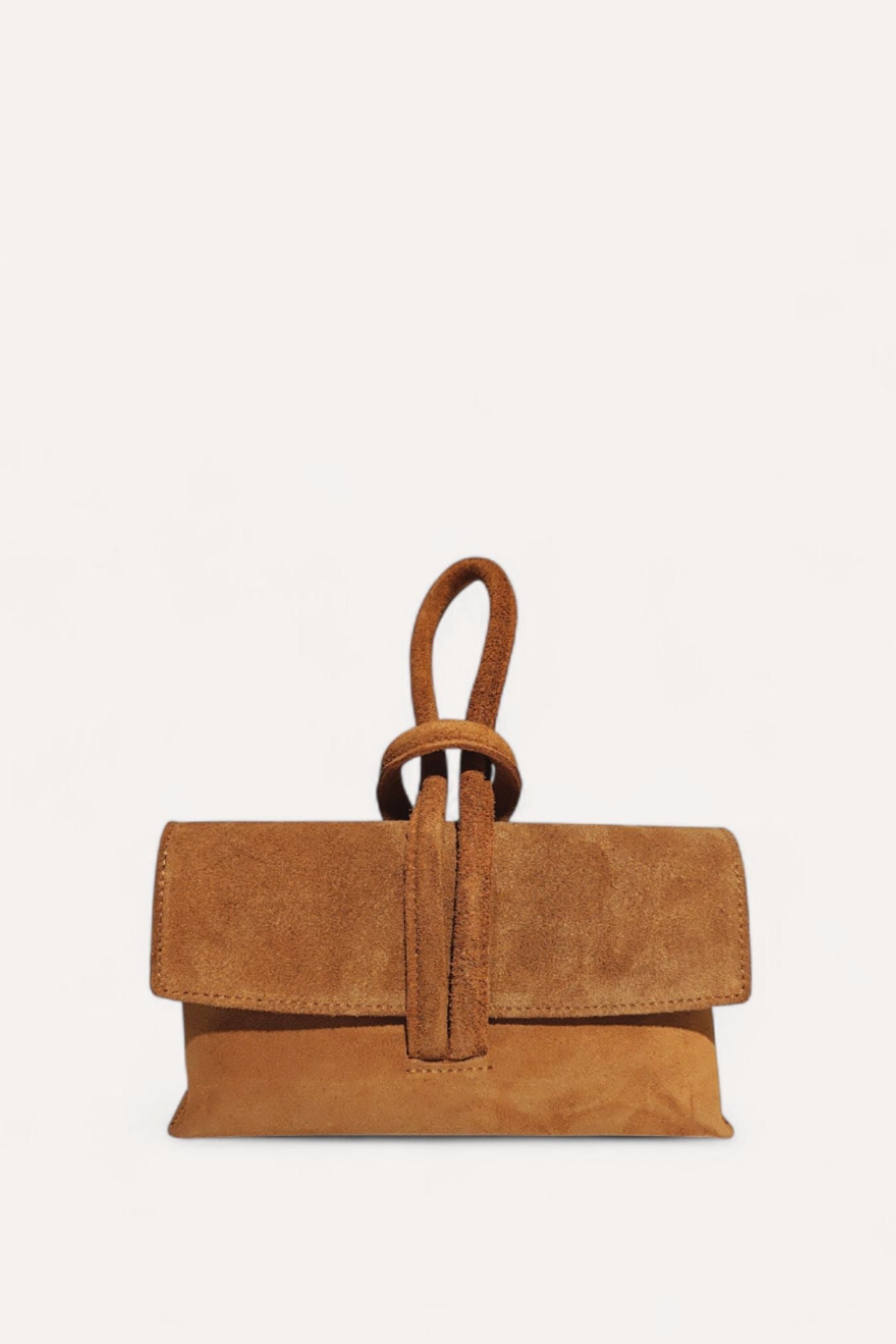 BMN011 Camel Suede Bag